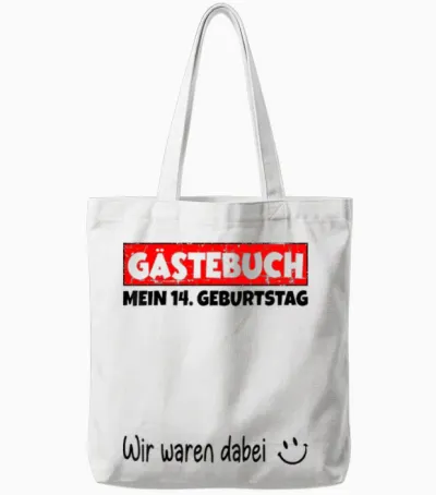 Gästebuch, Wir Waren Dabei, Mein 14. Geburtstag Tote Bags - White