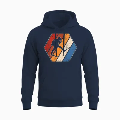 Dive Retro Unisex Hoodie - Navy