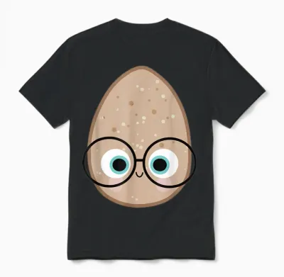 Funny the Good Egg Teacher Halloween Costume Food Group Cute Unisex T-Shirt - Black