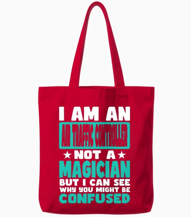 Air Traffic Controller Tote Bags in Red