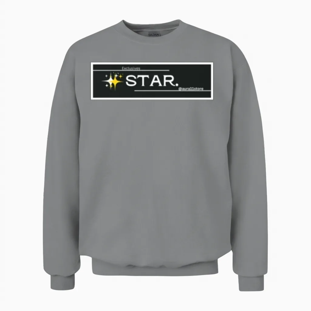 Stellar Dreams Luxury Brand Unisex Sweatshirt in Sport Grey