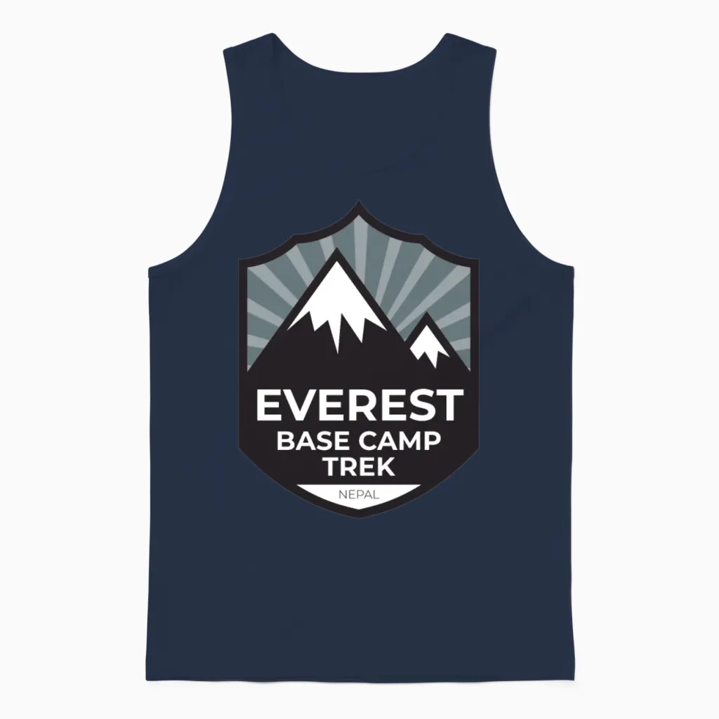 Mount Everest Base Camp Trek - Nepal Unisex Tank Top in Navy