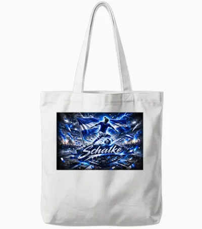 Schalke T- Shirt Gelsenkirchen Spruch Stadt Souvenir Fan Tote Bags - White