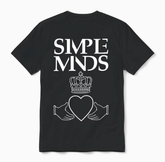 Simple Minds Unisex T-Shirt in Black
