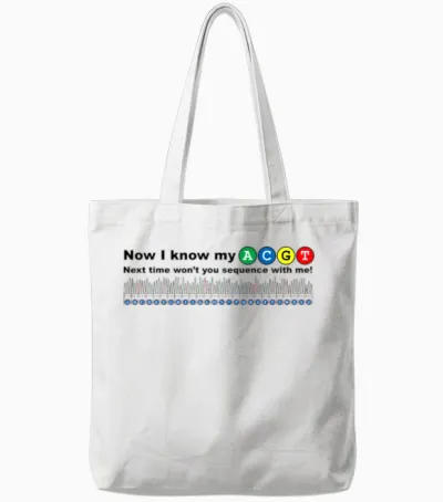 Sangerism - Now I Know My Acgt Tote Bags - White
