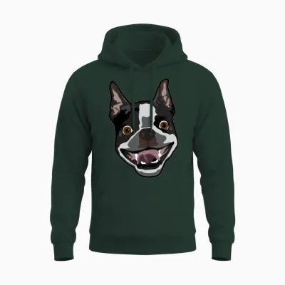 Funny Dog Unisex Hoodie - Forest
