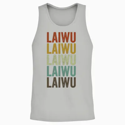 Laiwu China Retro Vintage Unisex Tank Top - Ash