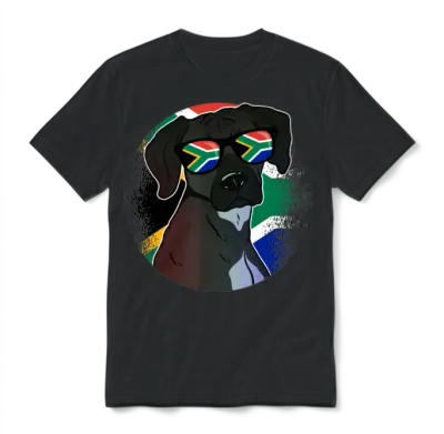 South Africa Unisex T-Shirt - Black