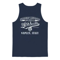 Forrest Sherman High School Naples Italy Wildcats Unisex Tank Top - Navy – 1
