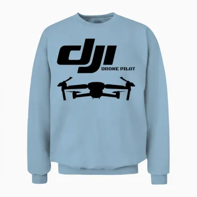 Dji Drone Pilot Unisex Sweatshirt - Light Blue