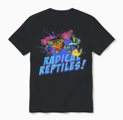 Radical Reptiles - Tmnt Brothers - Rise Unisex T-Shirt - Black