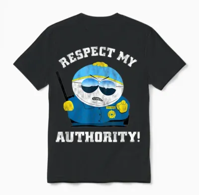 South Park Officer Cartman Unisex T-Shirt - Black