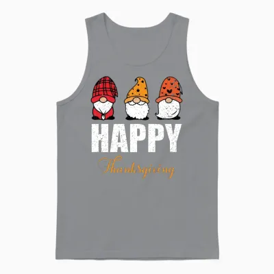 Funny Happy Thanksgiving Shirts Funny Thanksgiving Unisex Tank Top - Sport Grey