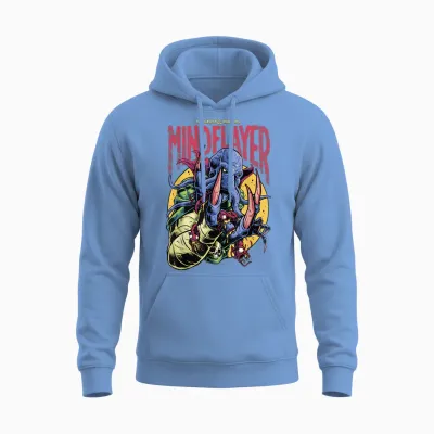 Dungeons & Dragons Mindflayer Logo Unisex Hoodie - Carolina Blue