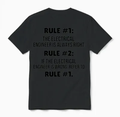 Electrical Engineering Gifts Electrical Engineer Unisex T-Shirt - Black