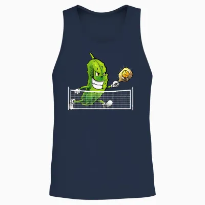 Cute Pickleball for Men Women Racket Sport Pickleball Lover Unisex Tank Top - Navy