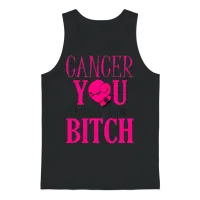 Cancer - You Picked the Wrong Bitch Unisex Tank Top - Black – 1
