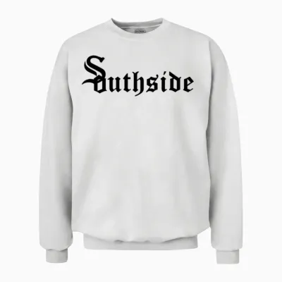 Southside South Side Baseball Chicago Unisex Sweatshirt - White