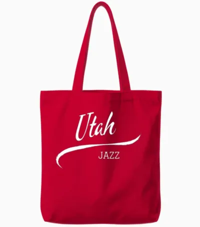Jazz Retro Tote Bags - Red