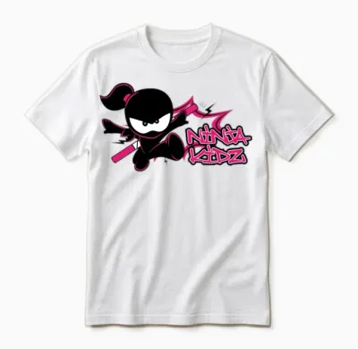 Ninja Kidz Unisex T-Shirt - White