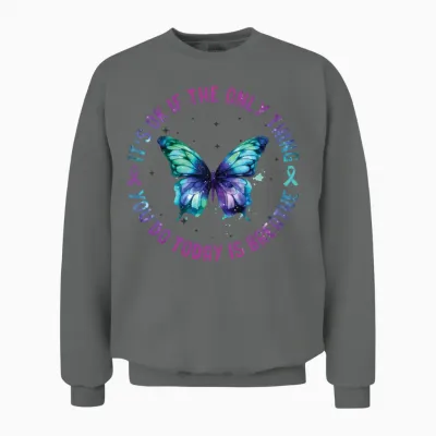 Suicide Prevention Awareness Unisex Sweatshirt - Graphite Heather