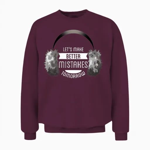 Funny Unisex Sweatshirt - Maroon