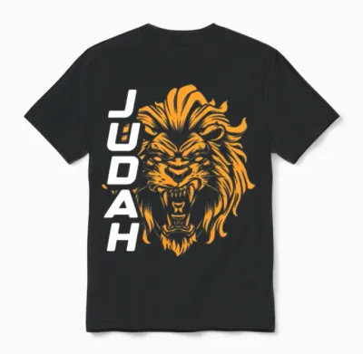 Judah Lion Unisex T-Shirt - Black