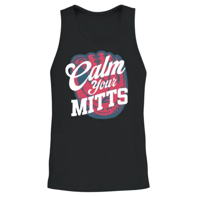 Calm Your Mitts Unisex Tank Top - Black