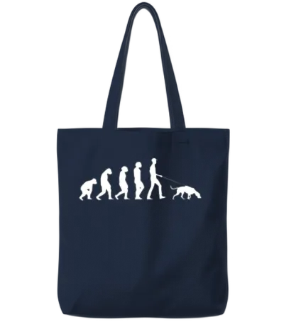 Dog Pet-Animals Accessories Dog-Moms Dog-Dad Tote Bags - Navy