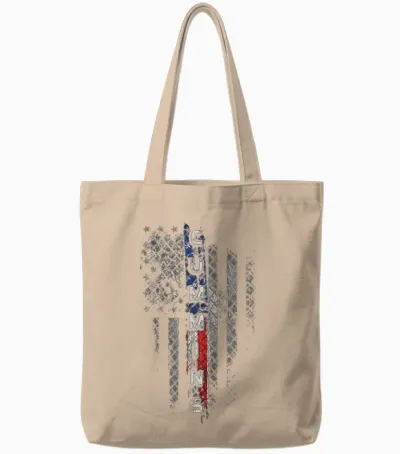 Cummins Family American Tote Bags - Natural
