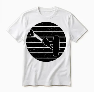 Kitesurfing Retro Sunset Unisex T-Shirt - White