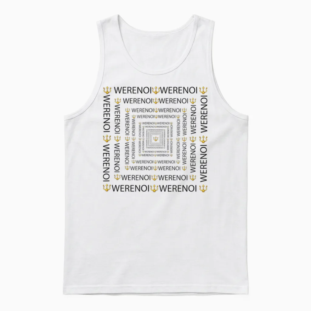 Tribute Were Noi β Fan De Rap French T-Shirt, Black, S Unisex Tank Top in White