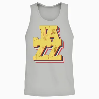 Jazz Retro Vintage Unisex Tank Top - Ash