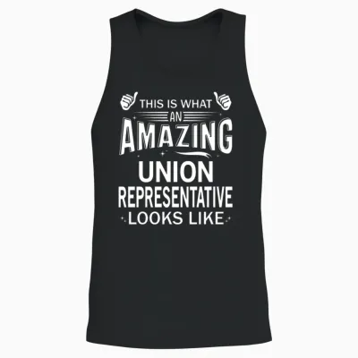 Amazing Union Representative Unisex Tank Top - Black