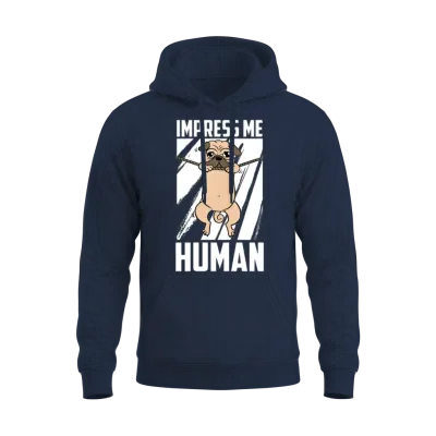 Pug Dog Unisex Hoodie - Navy