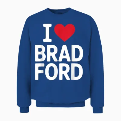 Souvenir De La Série I Love Bradford Pour Hommes, Femmes, Enfants Unisex Sweatshirt - Royal