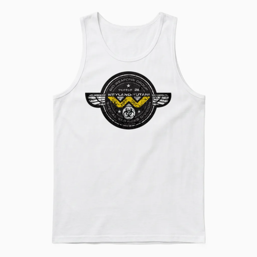 Weyland Yutani Bio Weapons Group Unisex Tank Top in White