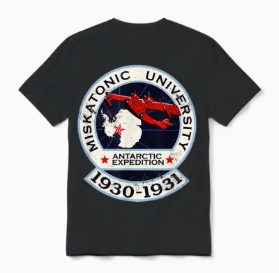 Miskatonic University Antarktic Expedition Unisex T-Shirt - Black