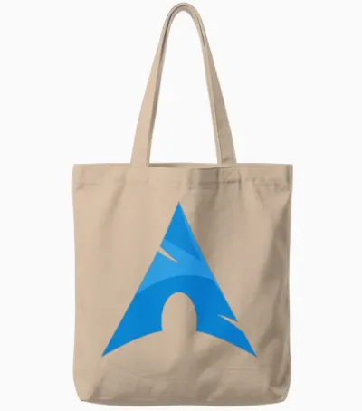 Arch Linux Tote Bags - Natural