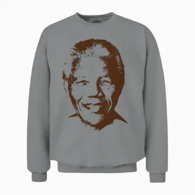 Nelson Mandela Unisex Sweatshirt - Sport Grey