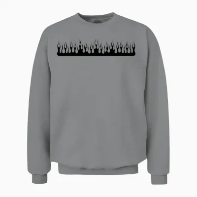 Flame Unisex Sweatshirt - Sport Grey