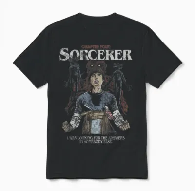 Stranger Things Will the Sorcerer Manche Longue Unisex T-Shirt - Black