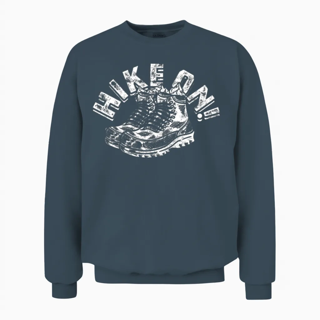 Hike On! - Hiking - & Outdoors Unisex Sweatshirt in Dark Heather