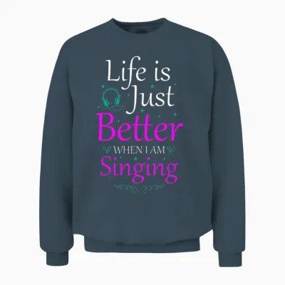 Music Rap Hobby Music School Unisex Sweatshirt - Dark Heather