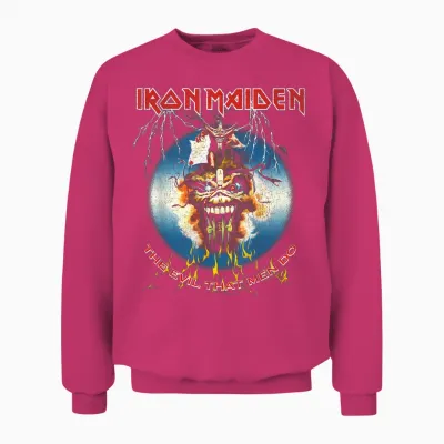 Iron Maiden - the Evil That Men Do Unisex Sweatshirt - Heliconia
