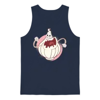 Funny Onion Unisex Tank Top - Navy – 1