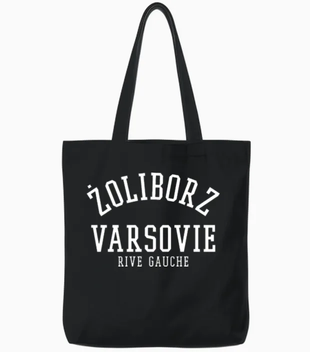 Zoliborz Warsaw Poland Tote Bags - Black