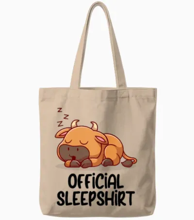 Funny Animal Shirt Funny Picture Tote Bags - Natural