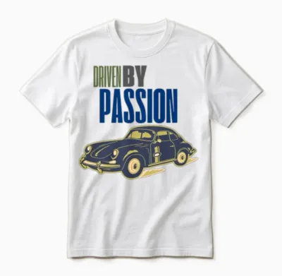 Driven by Passion Unisex T-Shirt - White