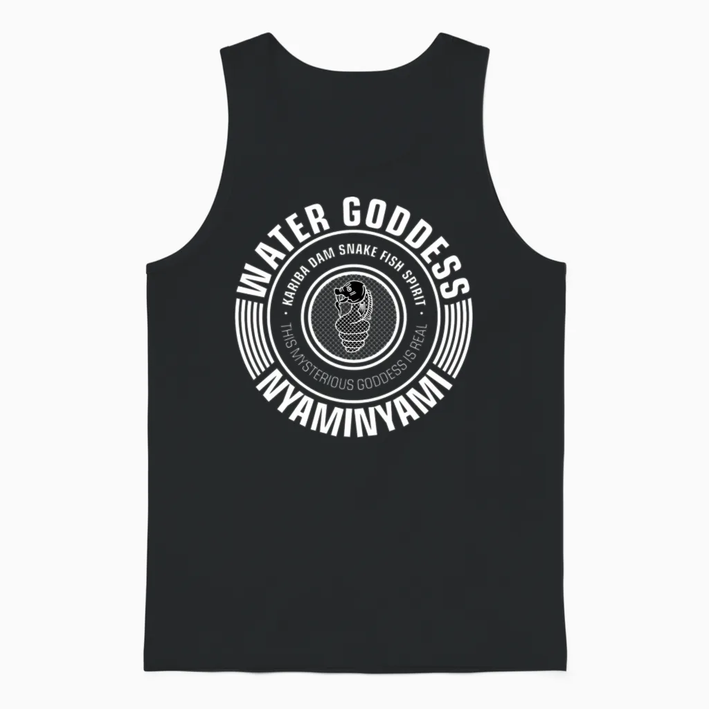 Nyaminyami Pure Goddess Base Unisex Tank Top in Black